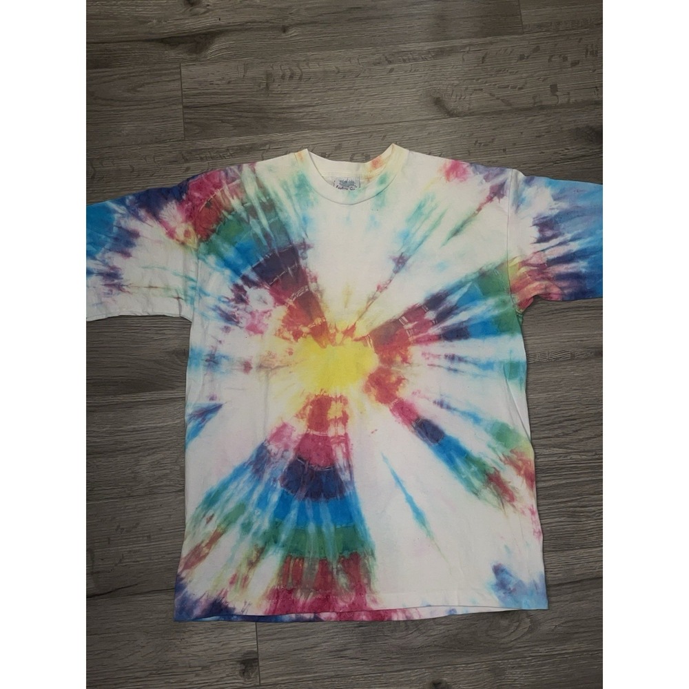 Vintage Tie Dye Fashion Gear T-shirt Size Large Made In The USA 100% Cotton
